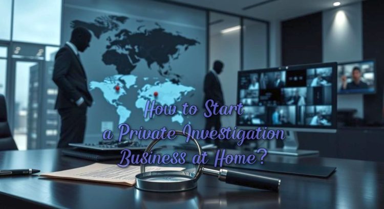 How to Start a Private Investigation Business at Home?